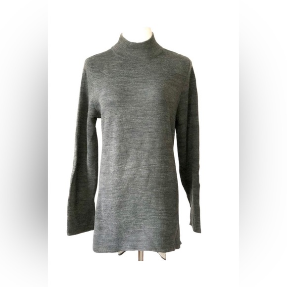 NWT Grace Elements Mock Turtleneck Tunic Sweater - Picture 2 of 5